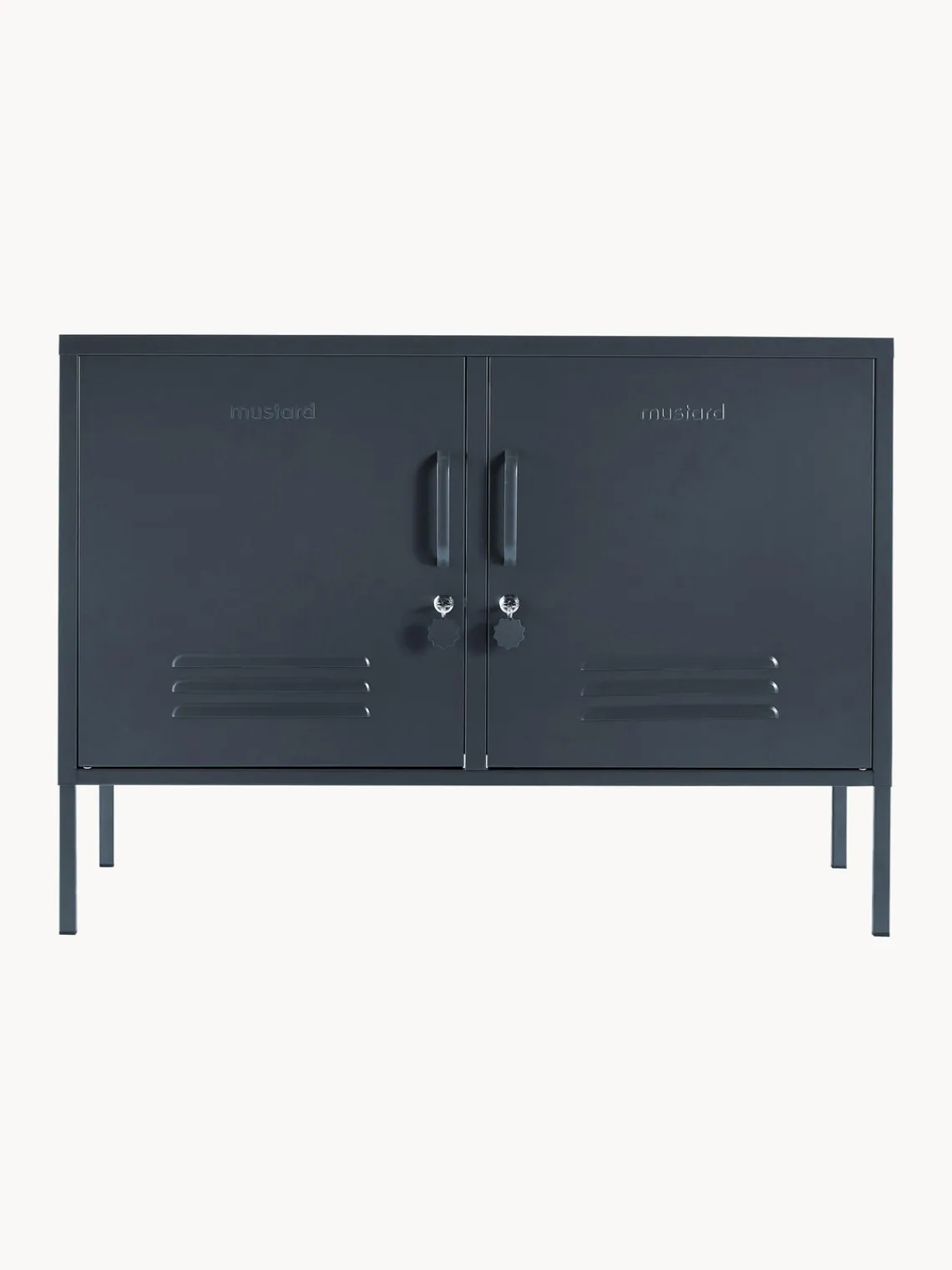 Armarios Infantiles|Aparadores>Mustard Made Aparador de metal The Lowdown Gris antracita