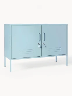 Armarios Infantiles|Aparadores>Mustard Made Aparador de metal The Lowdown Azul claro
