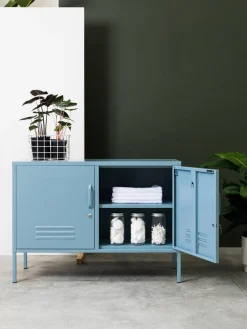 Armarios Infantiles|Aparadores></noscript>Mustard Made Aparador de metal The Lowdown Azul claro