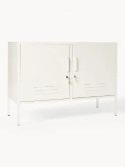 Armarios Infantiles|Aparadores>Mustard Made Aparador de metal The Lowdown Blanco crema