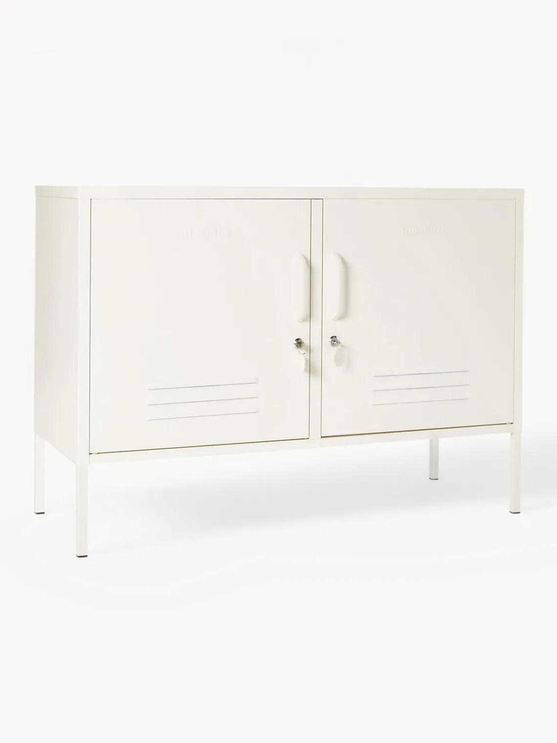 Armarios Infantiles|Aparadores>Mustard Made Aparador de metal The Lowdown Blanco crema