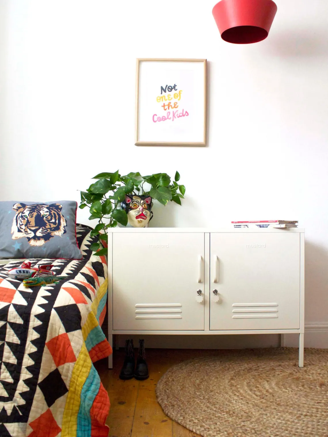 Armarios Infantiles|Aparadores>Mustard Made Aparador de metal The Lowdown Blanco crema