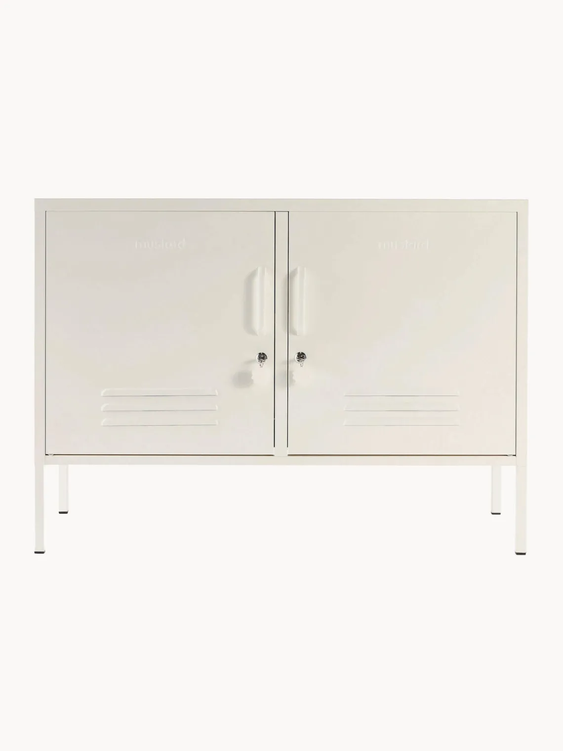 Armarios Infantiles|Aparadores>Mustard Made Aparador de metal The Lowdown Blanco crema