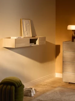 Best Aparador de pared de madera Larsen Mesas Consola|Consolas