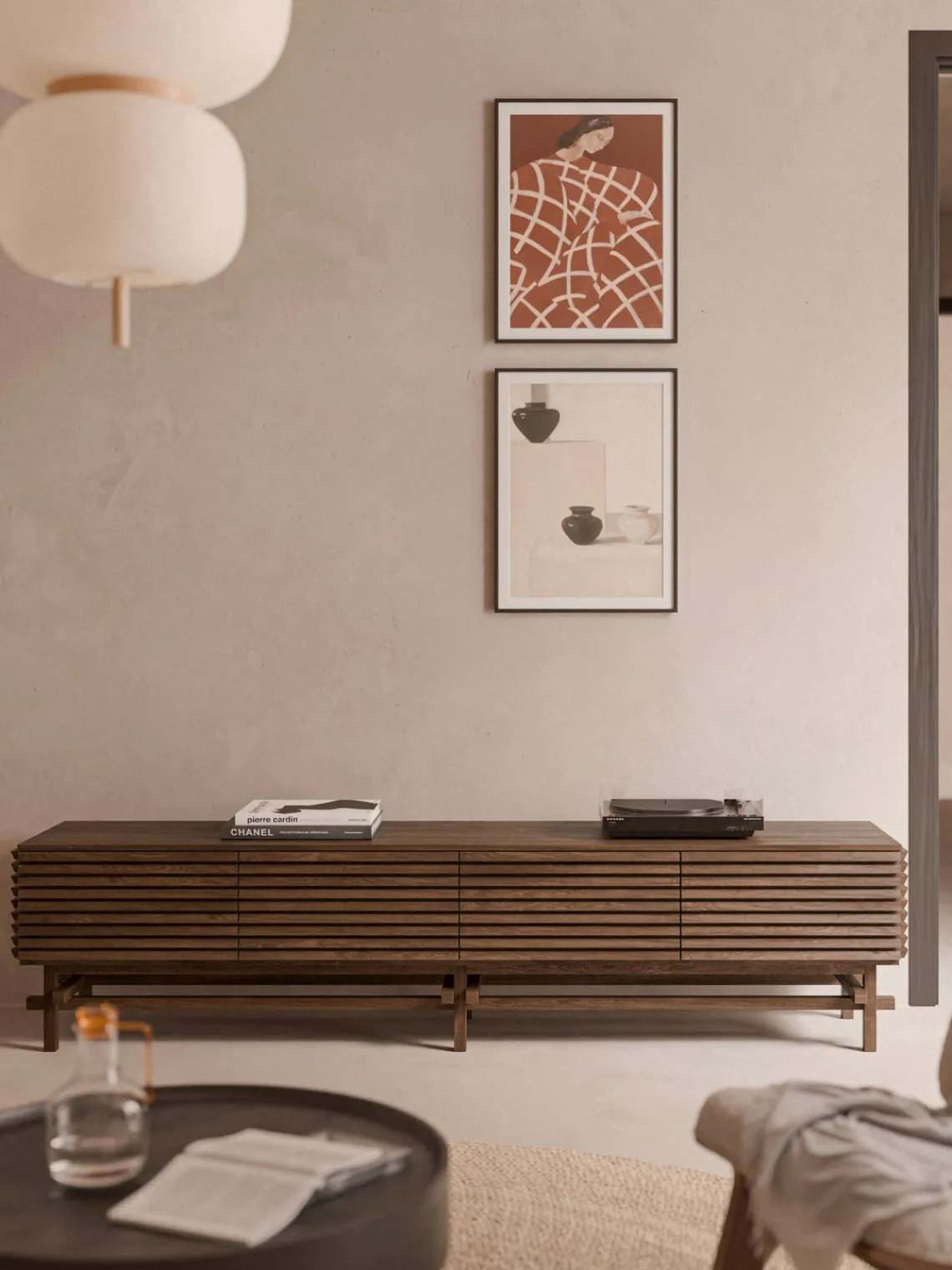 Muebles De Tv|Muebles De Tv>Westwing Collection Aparador grande de madera de roble Pierce