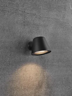 Apliques De Pared De Exterior|Lámparas De Techo></noscript> Aplique de exterior Aleria Negro