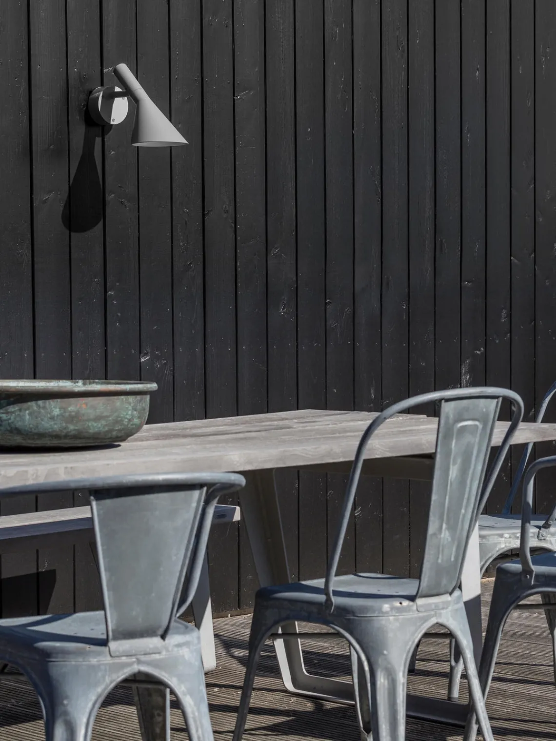 Apliques De Pared De Exterior|Apliques De Pared De Exterior>Louis Poulsen Aplique LED de exterior AJ 50 Gris