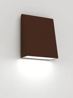 Apliques De Pared De Exterior|Apliques De Pared De Exterior>Artemide Aplique LED para exterior Cuneo Rojo óxido