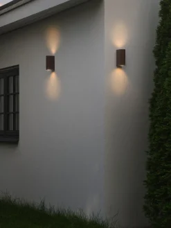 Apliques De Pared De Exterior|Lámparas De Techo> Aplique regulable para exterior Dion Marrón oscuro