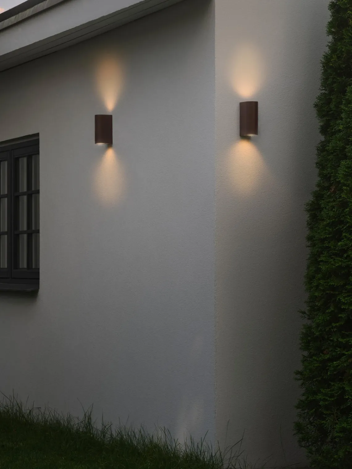 Apliques De Pared De Exterior|Lámparas De Techo> Aplique regulable para exterior Dion Marrón oscuro