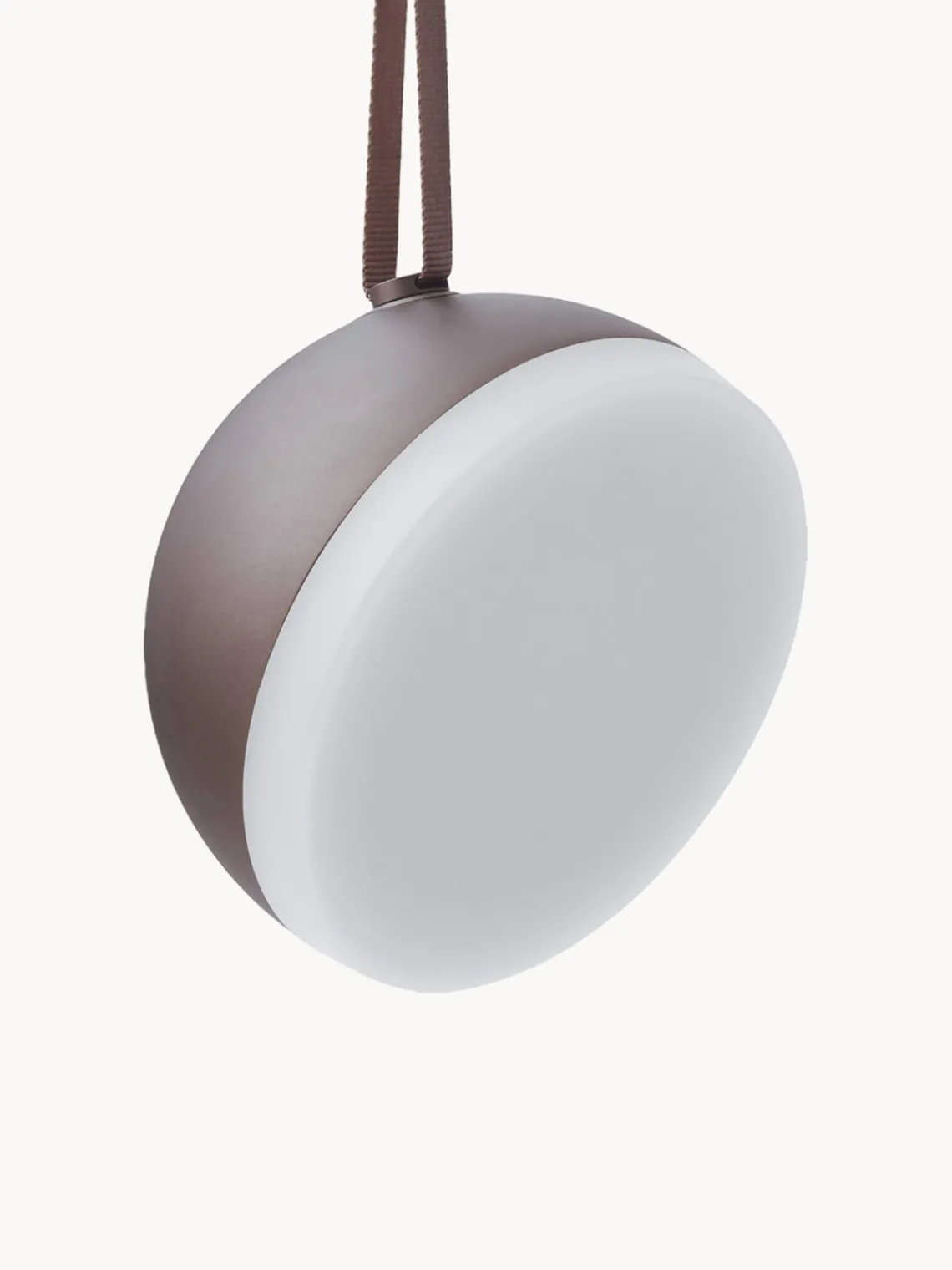 Lámparas De Techo|Iluminación Exterior>New Works Aplique regulable Sphere, portátil Marrón oscuro, blanco