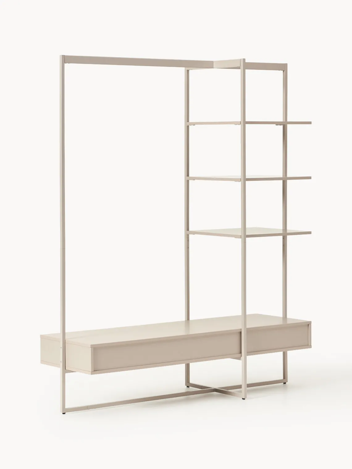 Percheros De Pie|Armarios Abiertos>Westwing Collection Armario abierto Pacey Beige