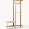 Clearance Armario de bambú Ember Percheros De Pie|Percheros De Pie