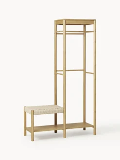 Clearance Armario de bambú Ember Percheros De Pie|Percheros De Pie