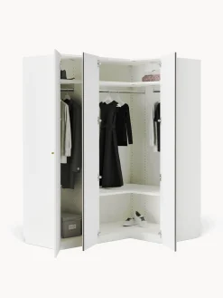 Clearance Armario esquinero modular Charlotte, 3 puertas (165 cm), diferentes variantes Armarios Esquineros|Armarios Modulares