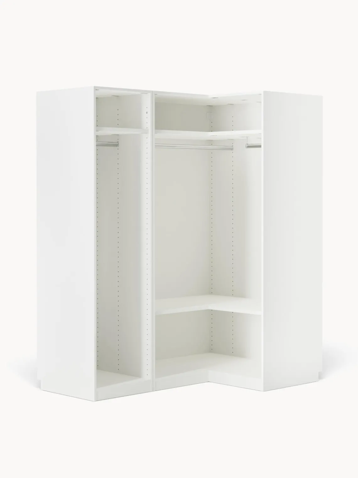 Clearance Armario esquinero modular Charlotte, 3 puertas (165 cm), diferentes variantes Armarios Esquineros|Armarios Modulares