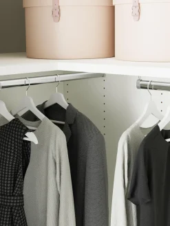 Clearance Armario esquinero modular Charlotte, 3 puertas (165 cm), diferentes variantes Armarios Esquineros|Armarios Modulares