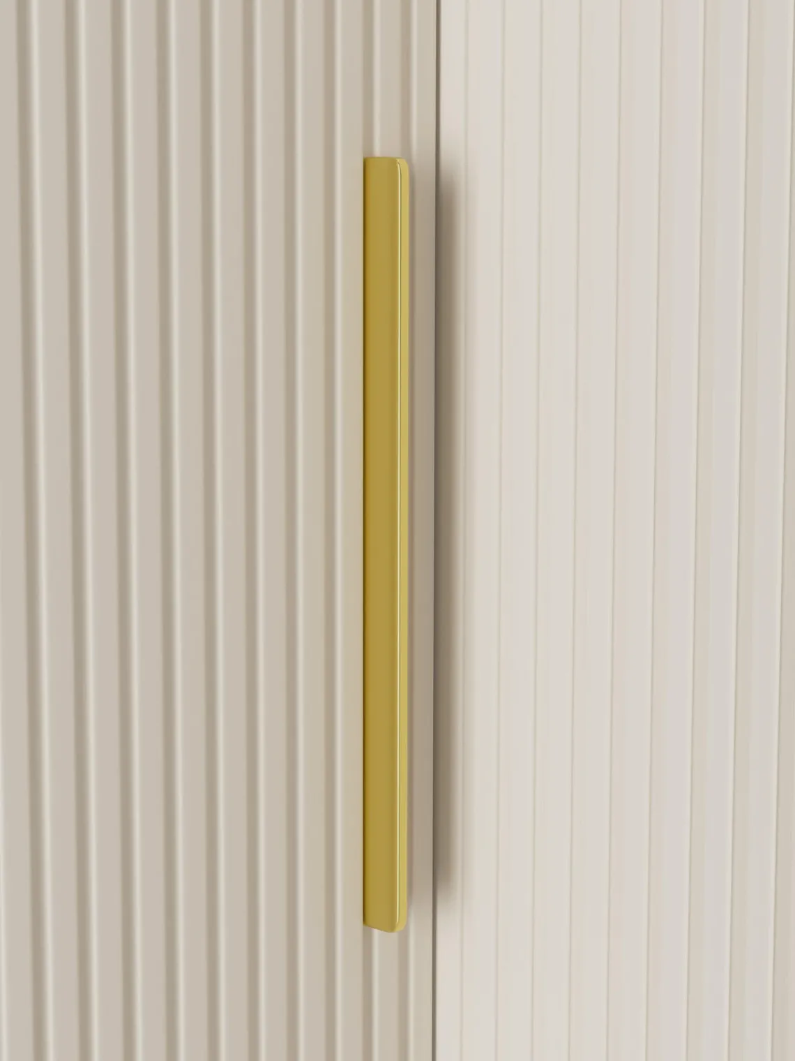 Armarios Esquineros|Armarios Modulares>Westwing Collection Armario esquinero modular Simone, 2 puertas (115 cm) Madera, beige