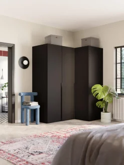 Hot Armario esquinero modular Leon, 3 puertas (165 cm), diferentes variantes Armarios Esquineros|Armarios Modulares