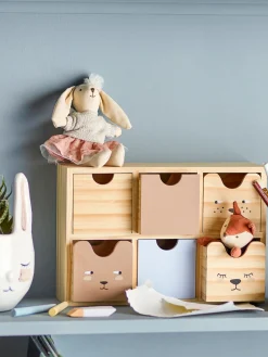 Hot Armario infantil de madera de pino Calle Niños Decoración Infantil|Cestas Y Cajas