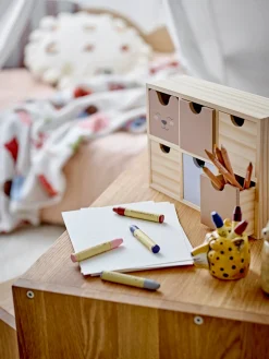 Hot Armario infantil de madera de pino Calle Niños Decoración Infantil|Cestas Y Cajas