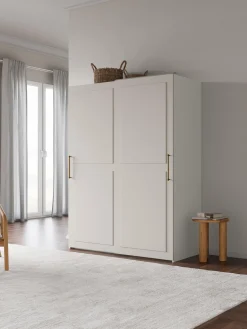Armarios Con Puerta Corredera|Armarios Modulares>Westwing Collection Armario modular Charlotte, 2 puertas correderas (150 cm), diferentes variantes Beige