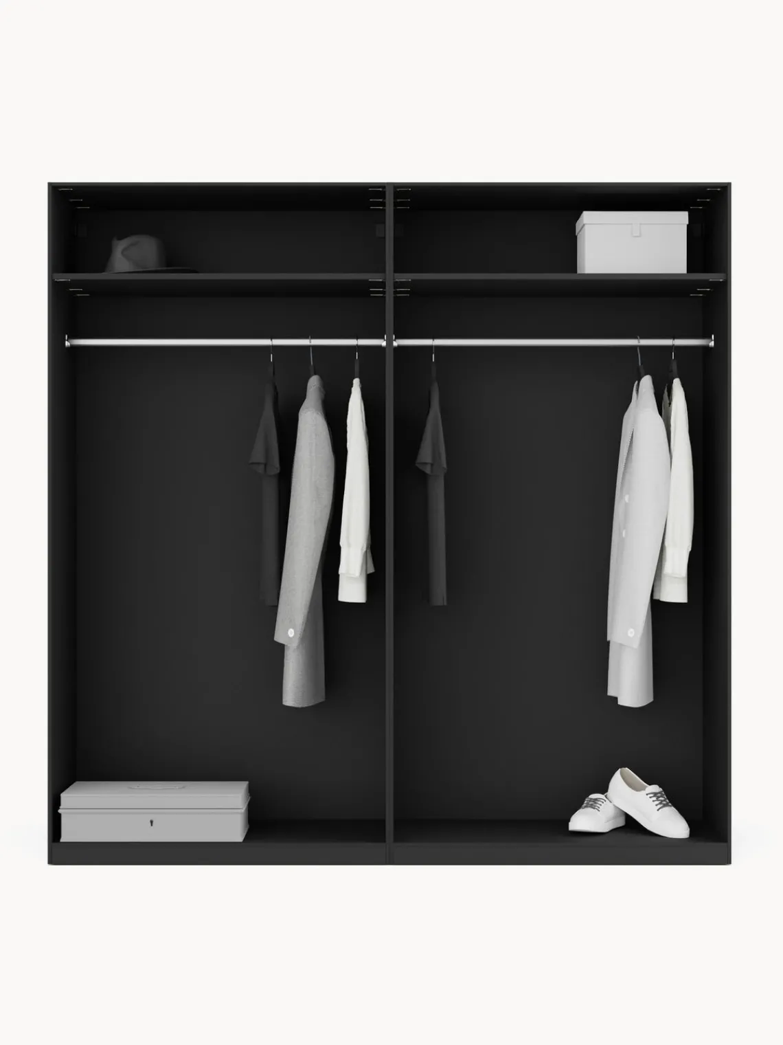 Online Armario modular con puertas plegables Leon, 200 cm, variantes diferentes Armarios Empotrados|Armarios Modulares