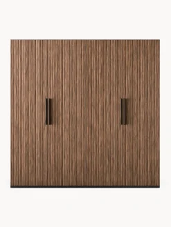 Armarios Empotrados|Armarios Modulares></noscript>Westwing Collection Armario modular con puertas giratorias Simone, An 200 cm, variantes diferentes Aspecto madera de nogal, negro