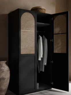 Armarios Empotrados|Armarios Modulares></noscript>Westwing Collection Armario modular Jeanne, 2 puertas (100 cm), diferentes opciones Negro