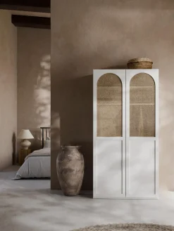 Armarios Empotrados|Armarios Modulares>Westwing Collection Armario modular Jeanne, 2 puertas (100 cm), diferentes opciones Blanco