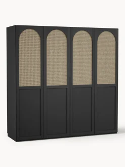 Armarios Empotrados|Armarios Modulares>Westwing Collection Armario modular Jeanne, 2 puertas (200 cm), diferentes opciones Negro