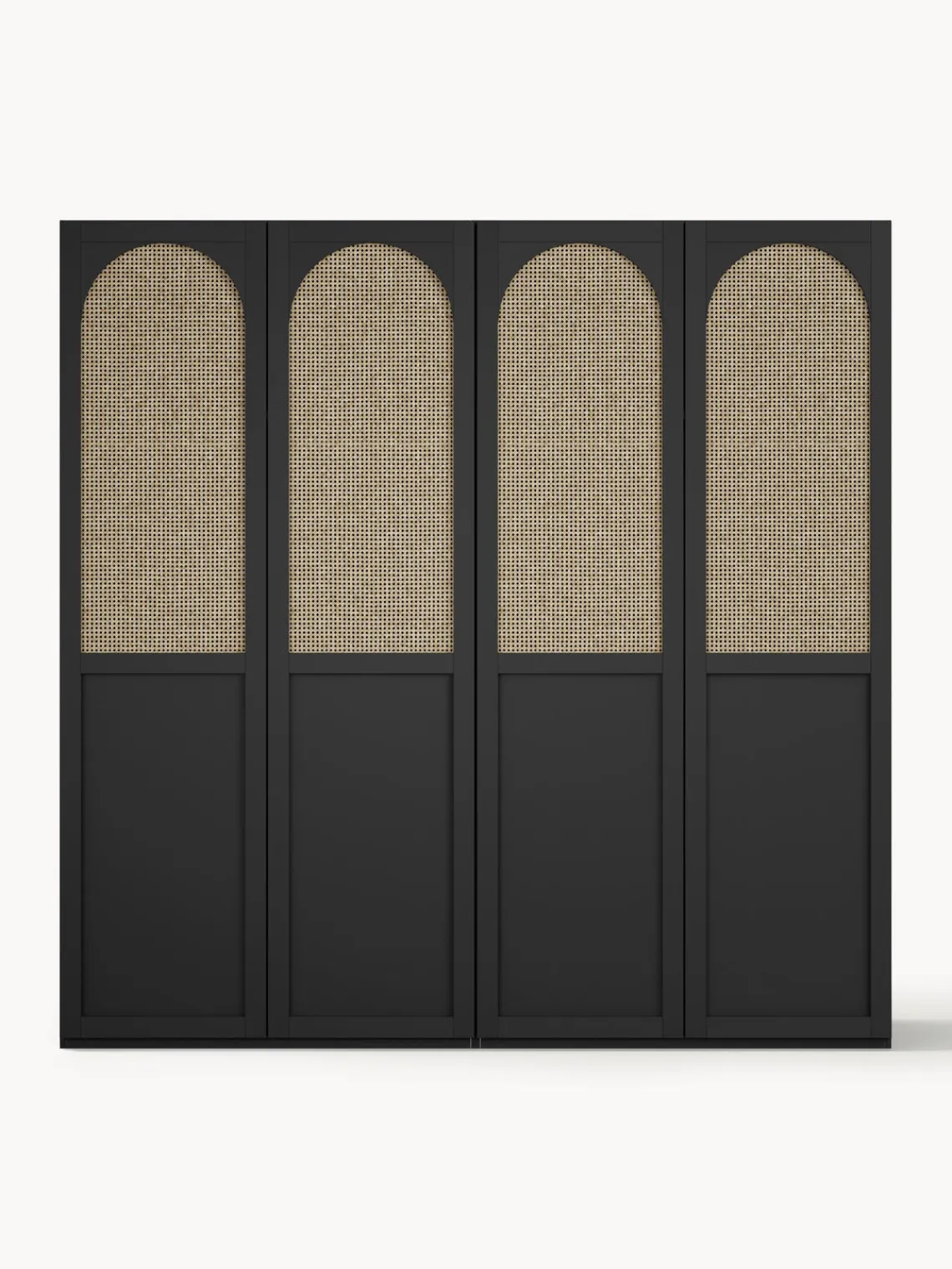 Armarios Empotrados|Armarios Modulares>Westwing Collection Armario modular Jeanne, 2 puertas (200 cm), diferentes opciones Negro