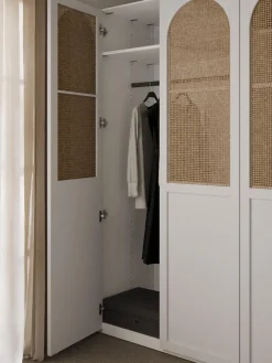 Armarios Empotrados|Armarios Modulares></noscript>Westwing Collection Armario modular Jeanne, 3 puertas (150 cm), variantes diferentes Blanco