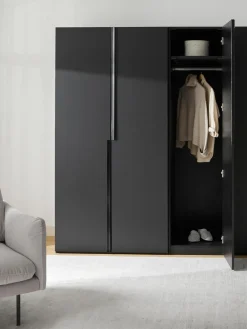 Armarios Empotrados|Armarios Modulares>Westwing Collection Armario modular Leon, An 50 cm) variantes diferentes Negro