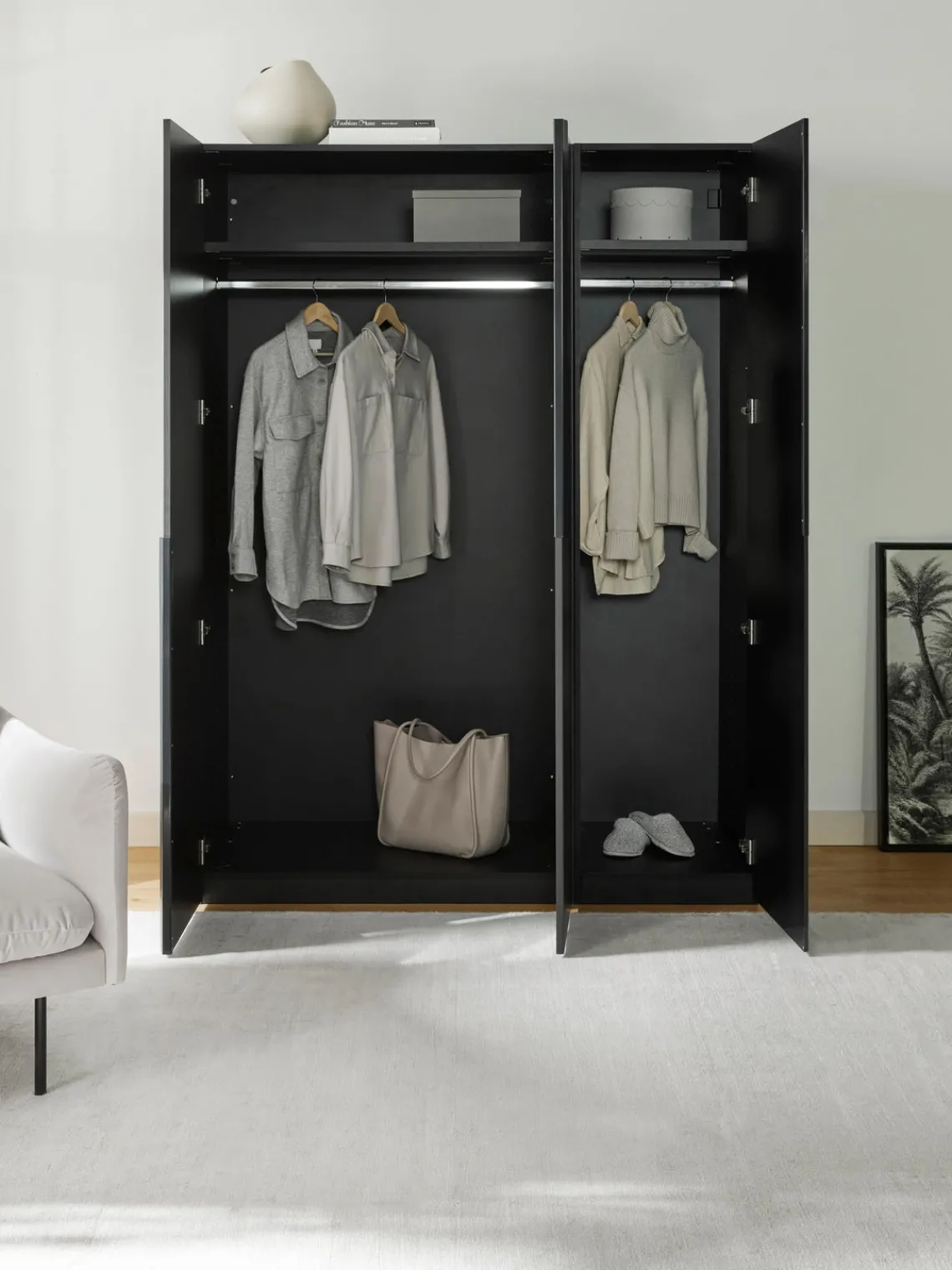 Outlet Armario modular Leon, An 150 cm, variantes diferentes Armarios Empotrados|Armarios Modulares