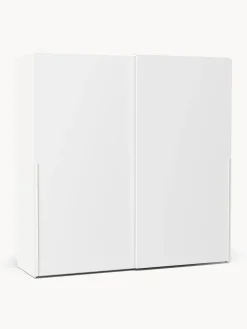 Armarios Con Puerta Corredera|Armarios Modulares>Westwing Collection Armario modular Leon, 2 puertas correderas (200 cm), diferentes variantes Blanco