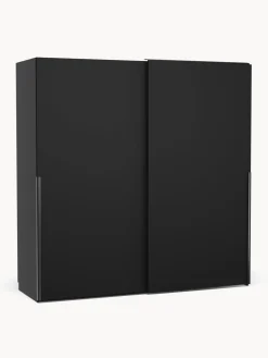 Armarios Con Puerta Corredera|Armarios Modulares>Westwing Collection Armario modular Leon, 2 puertas correderas (200 cm), diferentes variantes Negro