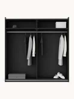 Armarios Con Puerta Corredera|Armarios Modulares></noscript>Westwing Collection Armario modular Leon, 2 puertas correderas (200 cm), diferentes variantes Negro