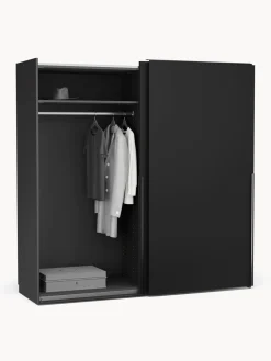 Armarios Con Puerta Corredera|Armarios Modulares></noscript>Westwing Collection Armario modular Leon, 2 puertas correderas (200 cm), diferentes variantes Negro