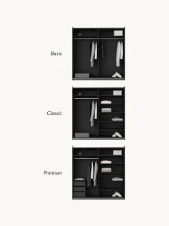 Armarios Con Puerta Corredera|Armarios Modulares></noscript>Westwing Collection Armario modular Leon, 2 puertas correderas (200 cm), diferentes variantes Negro