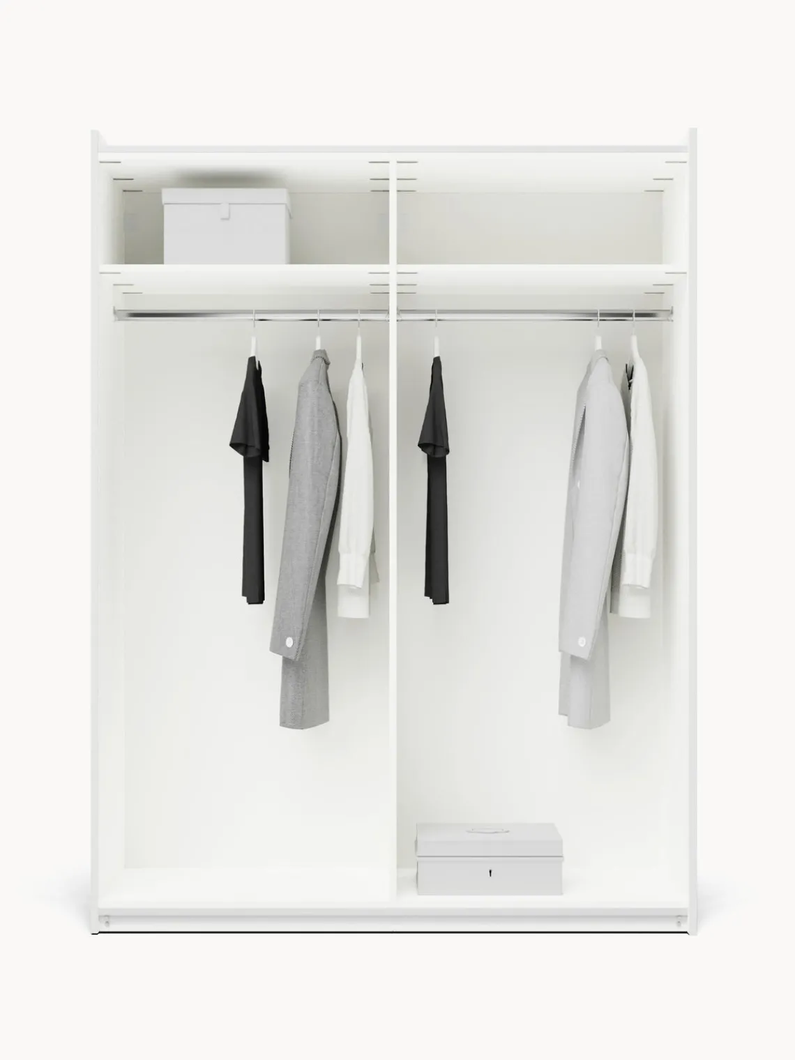 Hot Armario modular Leon, 2 puertas correderas (150 cm), diferentes variantes Armarios Con Puerta Corredera|Armarios Modulares