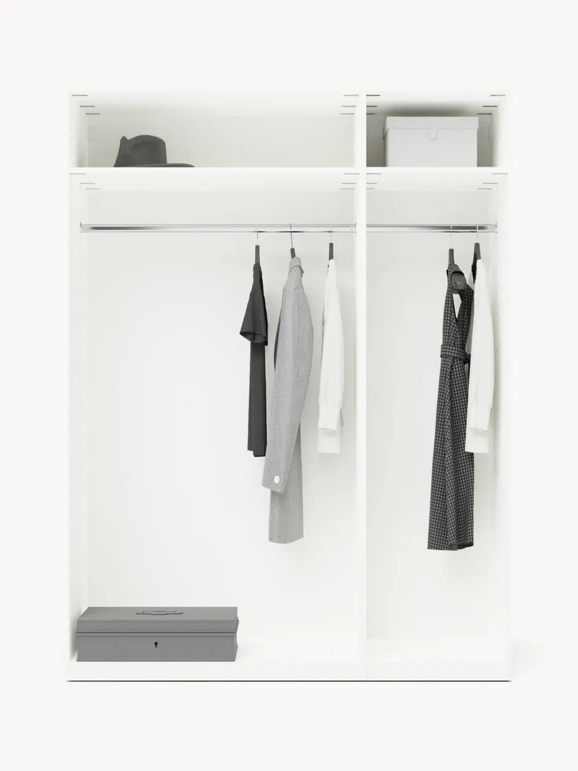 New Armario modular Simone, An 150 cm, variantes diferentes Armarios Empotrados|Armarios Modulares