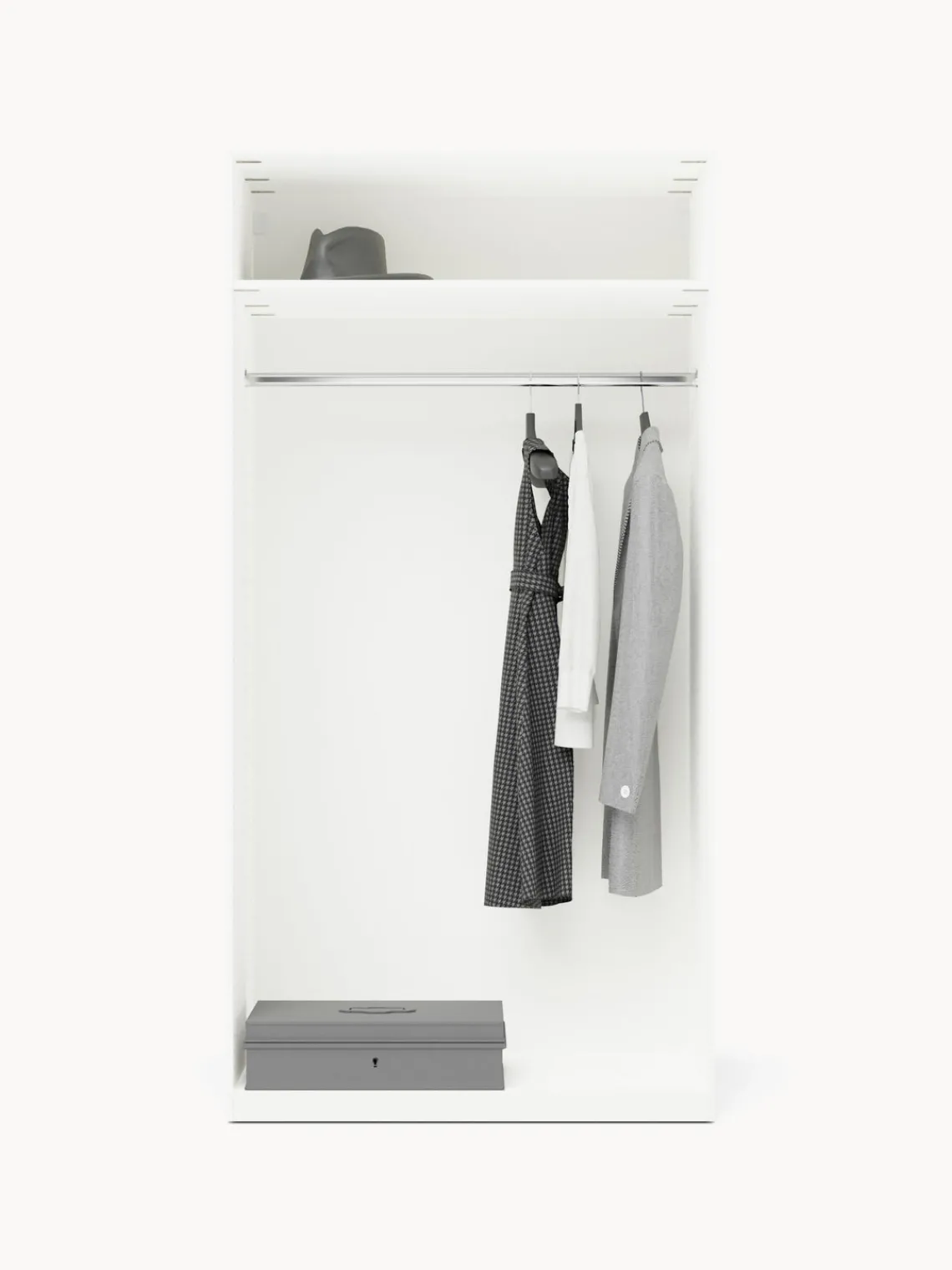 Armarios Empotrados|Armarios Modulares>Westwing Collection Armario modular Simone, An 100 cm, variantes diferentes Madera, beige claro