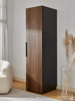 Armarios Empotrados|Armarios Modulares>Westwing Collection Armario modular Simone, An 50 cm, variantes diferentes Aspecto madera de nogal, negro