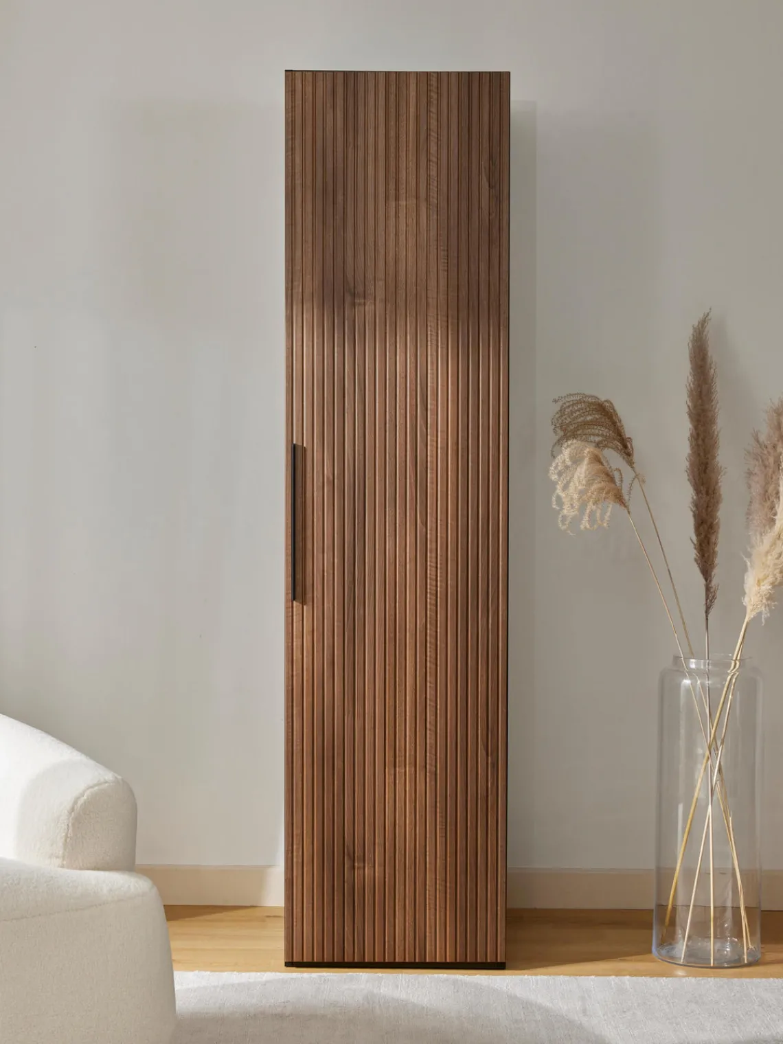 Armarios Empotrados|Armarios Modulares>Westwing Collection Armario modular Simone, An 50 cm, variantes diferentes Aspecto madera de nogal, negro