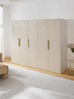 Armarios Empotrados|Armarios Modulares>Westwing Collection Armario modular Simone, An 250 cm, variantes diferentes Madera, beige claro