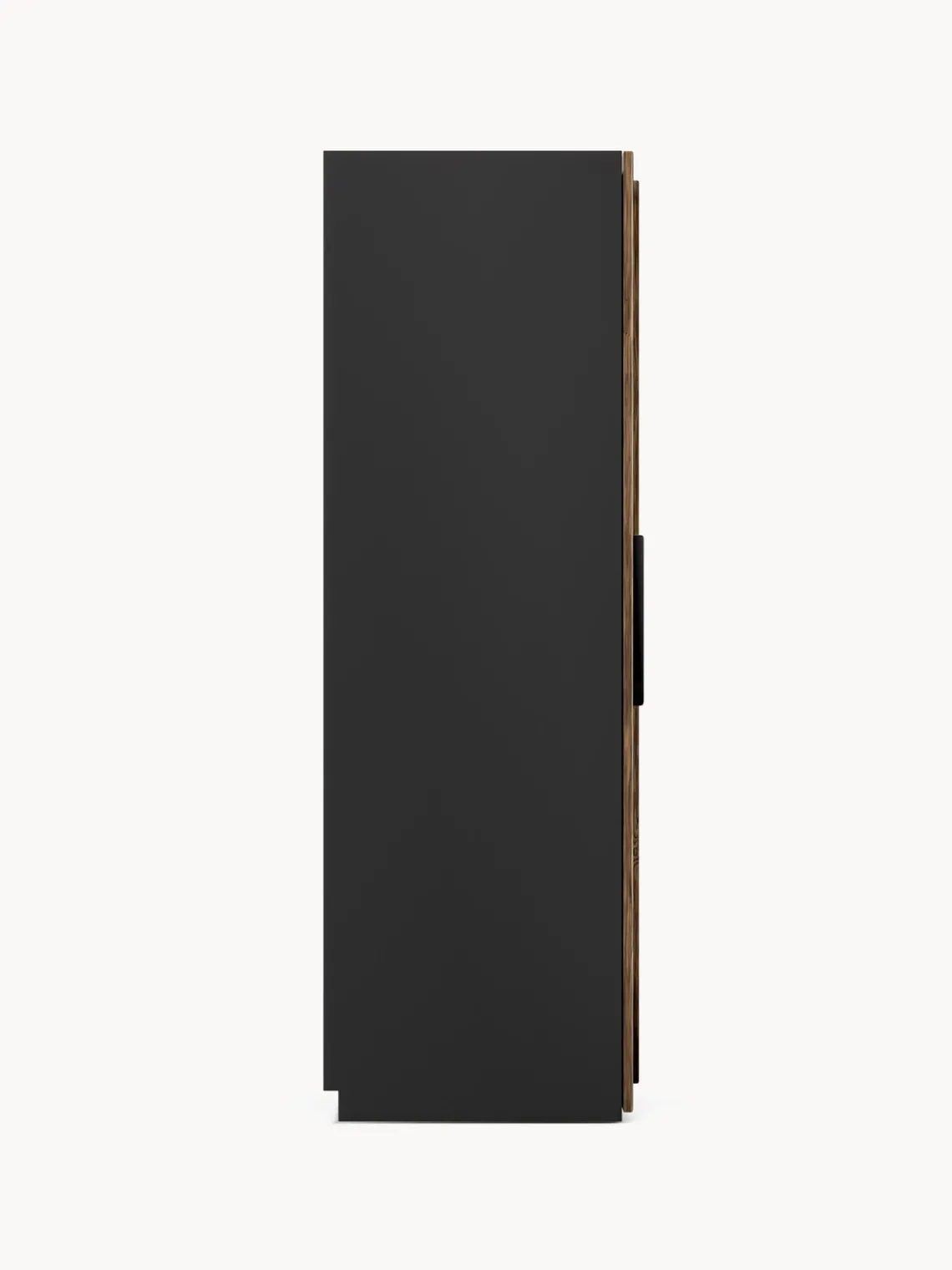 Armarios Con Puerta Corredera|Armarios Modulares>Westwing Collection Armario modular Simone, 2 puertas correderas (200 cm), diferentes variantes Aspecto madera de nogal, negro