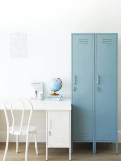 Armarios Infantiles|Armarios Infantiles></noscript>Mustard Made Armario pequeño The Skinny Azul claro