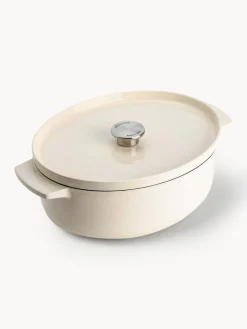 Ollas|Ollas>KitchenAid Asador ovalado antiadherente Doelle Blanco Off White