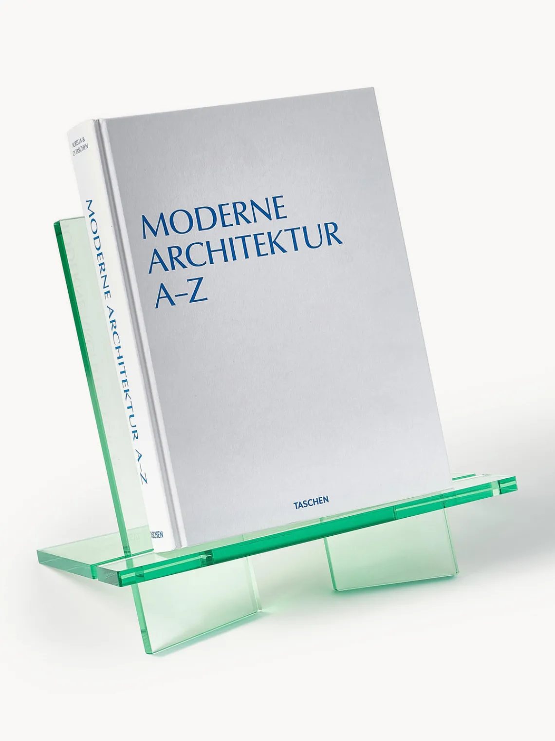 Sujetalibros|Jarrones>TASCHEN Atril lectura Crystal, 34 x 36 cm Verde claro transparente